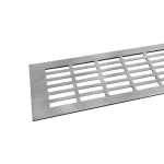 Szellőzőrács 100x600mm Nemesacél imitáció Biztonságos fizetés