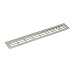Szellőzőrács 80x250mm Nemesacél imitáció Biztonságos fizetés