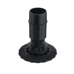 Szekrényláb AXILO műanyag fekete 125mm (115-145 mm) Kiárusítás