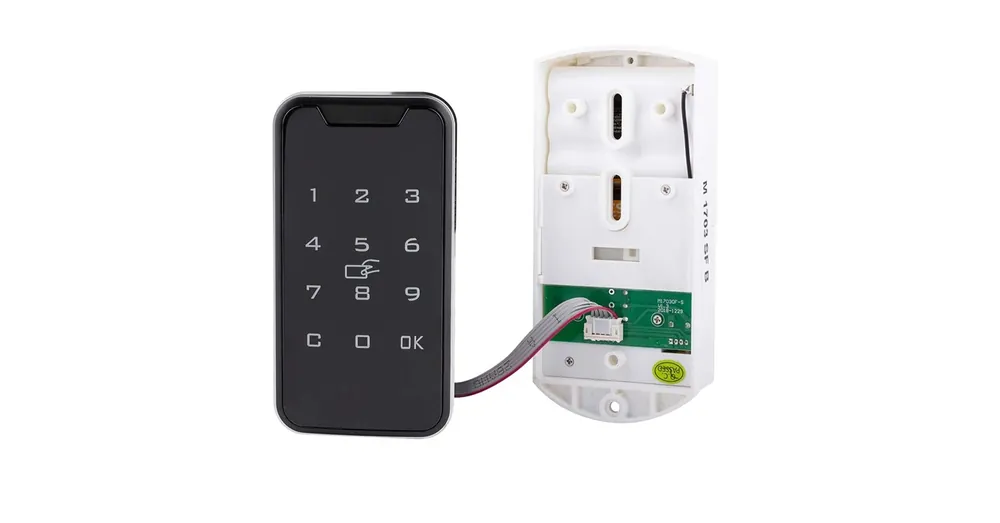 Elektronikus bútorzár számkonbinációval + chipkártyával Olcsó