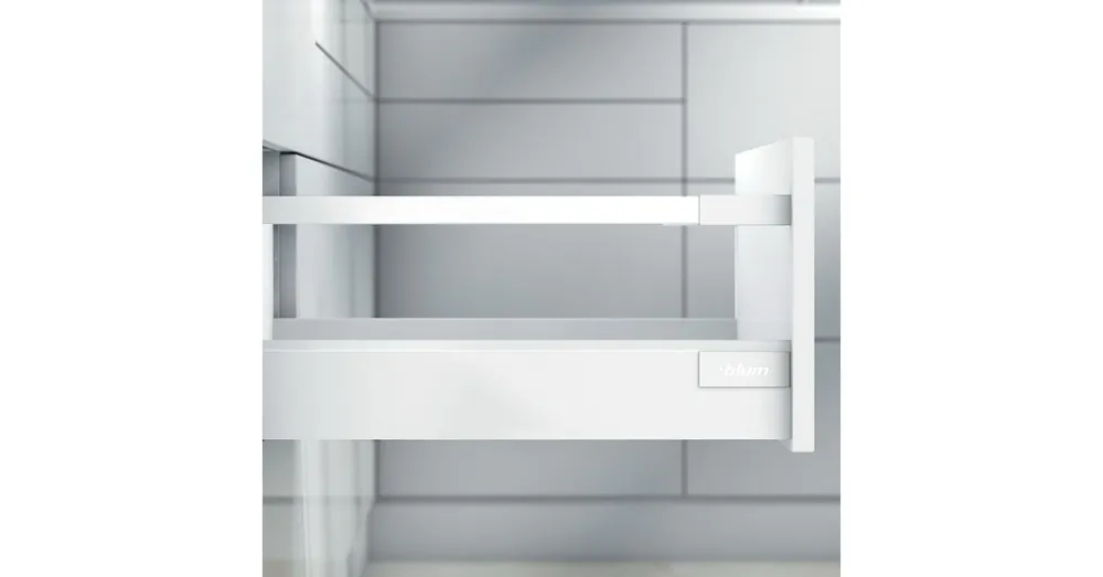 Blum Fiókrendszer ANTARO TBM Szett D-500-1-korlát 30kg Fehér Biztonságos fizetés