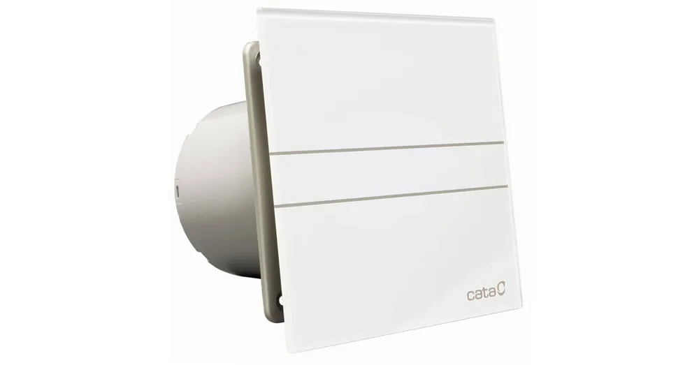 Utolsó esély Cata E-100G ventilátor üveg előlappal, fehér