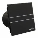 Szuper ajánlat Cata E-100GT BK ventilátor üveg előlappal, utószellőztető funkcióval, fekete