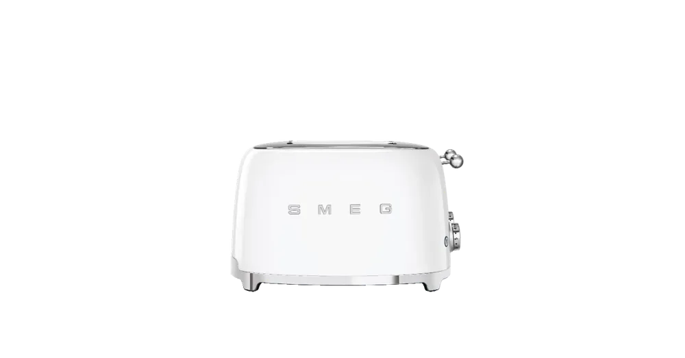 Csak ma SMEG KENYÉRPIRÍTÓ, retro, 2x2 szeletes, fehér