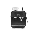 SMEG ŐRLŐVEL KOMBINÁLT ESPRESSO KÁVÉFŐZŐ, retro, matt fekete Gyors kiszállítás