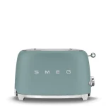 Exkluzív ajánlat SMEG KENYÉRPIRÍTÓ, retro, 2 szeletes, matt smaragdzöld