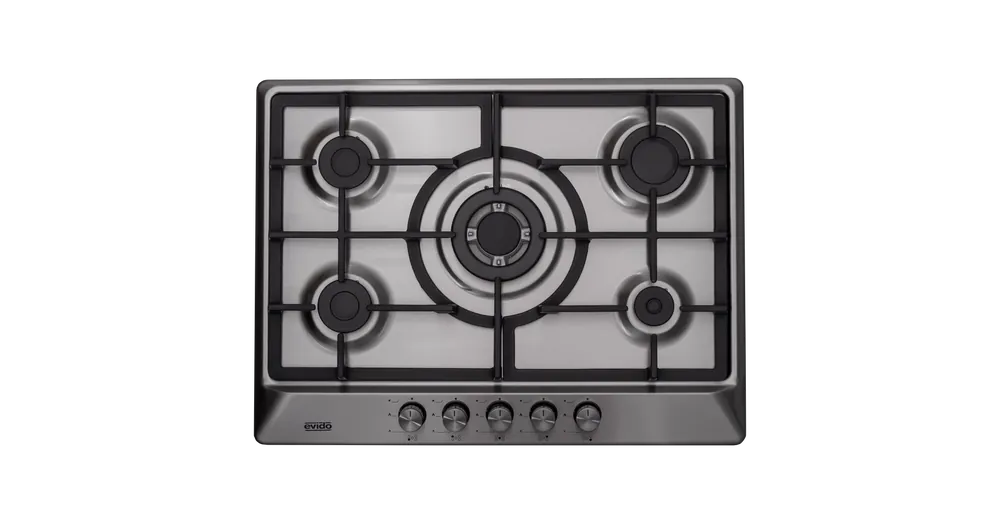 Olcsó EVIDO VALEO 70X gázfőzőlap,70 cm,WOK,inox