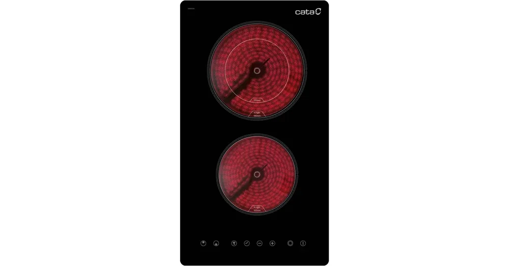 Különleges ajánlat CATA - Beépíthető domino kerámia főzőlap TD-3002 BK/B