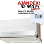 CATA - Páraelszívó TFH-7600 X inox + AJÁNDÉK CATA MW-5120 DG green mikrohullámú sütő Biztonságos fizetés