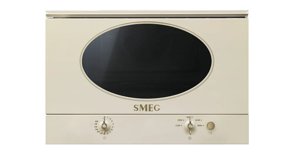 SMEG BEÉPÍTHETŐ MIKROHULLÁMÚ SÜTŐ, Colonial design, 22 liter, analóg, bézs Végkiárusítás