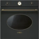 Biztonságos vásárlás SMEG HŐLÉGKEVERÉSES SÜTŐ, Colonial design, 60 cm, analóg, antracit