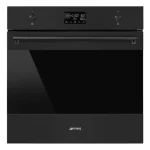 SMEG KOMBINÁLT MIKROHULLÁMÚ SÜTŐ, Classica design, Galileo, 60 cm, ES LCD, matt fekete Árcsökkenés