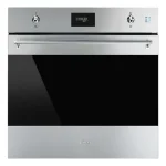SMEG KOMBINÁLT SÜTŐ, GŐZFUNKCIÓVAL, Classica design, Galileo, 60 cm, CS LCD, inox Outlet