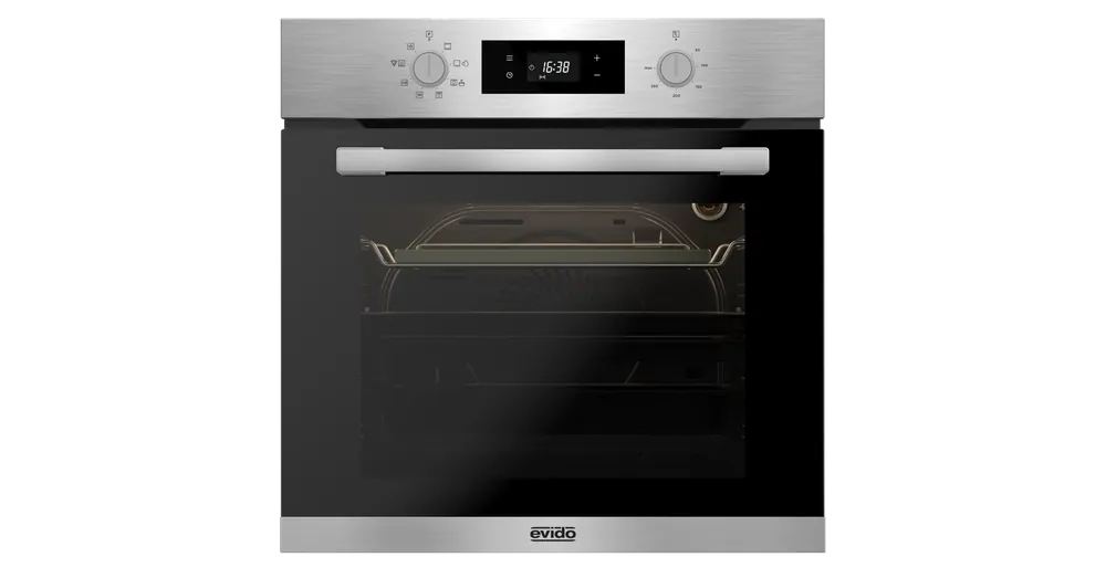 EVIDO LEVEL PRO 60X multifunkciós sütő, 60 cm, inox, AirFry és Pizza funkcióval Szezonális akció