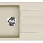 Rendeld meg most EVIDO EASY 45S gránit mosogató 760x440 bézs, lefolyógarnitúrával