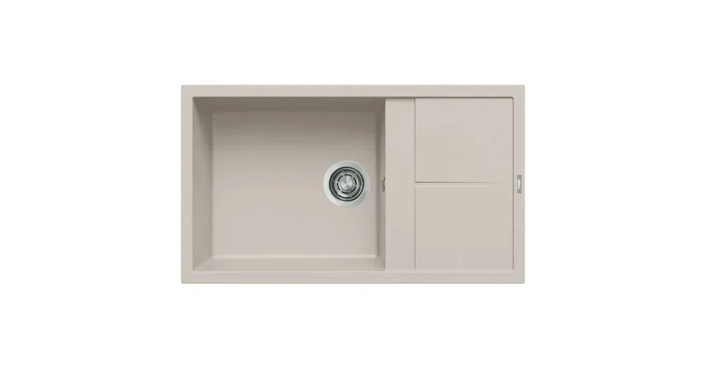 ELLECI - Mosogatótálca Unico 410 86x50 Granitek egymedence + csepptálca G39 Bianco soft Ne maradj le
