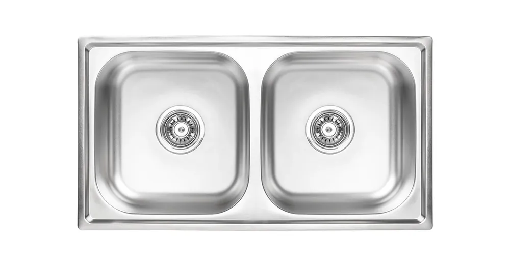 Szuper ajánlat Laveo STANDARD kétmedencés inox mosogató szifonnal K.