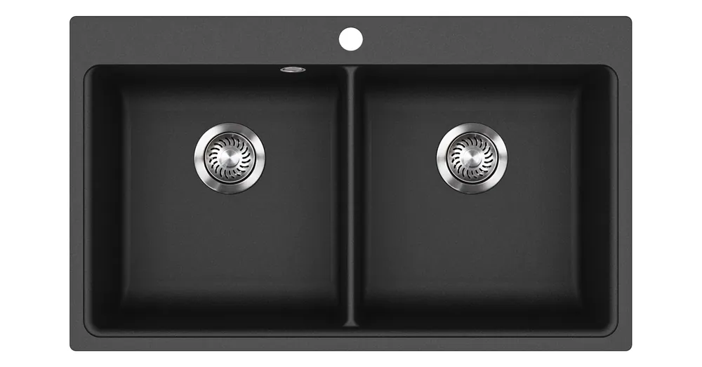 EVIDO Quadro 9 gránit mosogató, 860 x 510 mm, antracit Akciós ár