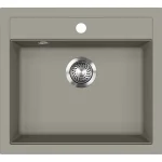 Olcsó EVIDO Quadro 6 gránit mosogató, 562 x 510 mm, platina