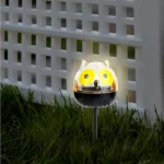 LED-es szolár lámpa - bagoly - hidegfehér - sárga - 150 x 50 x 50 mm Csak ma