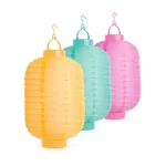 Szolár lampion - 3 színben - hidegfehér LED - 21 cm Szuper akció