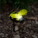 Vásárlói kedvenc Leszúrható szolár lámpa - méhecske - 8 x 7,5 x 14,5 cm - Fehér LED