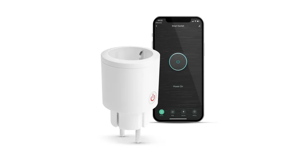 Smart konnektor - fogyasztásmérővel - Amazon Alexa, Google Home, Siri, IFTTT kompatibilitás Vedd meg most