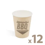 Expressz szállítás Papírpohár - BBQ - 2,5 dl - 12 db / csomag