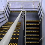 Ragasztószalag - csúszásmentes - 5 m x 25 mm - sárga / fekete Gyors kiszállítás