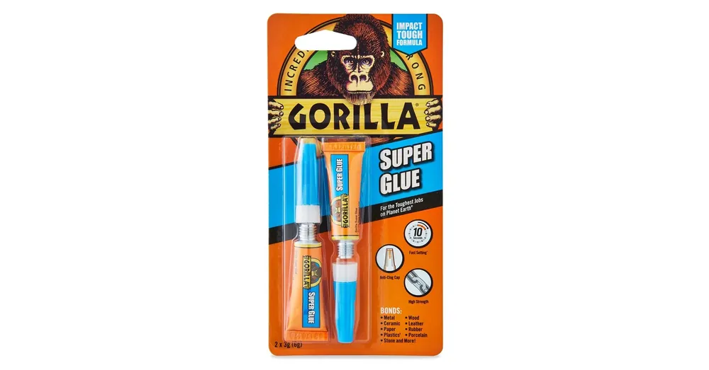 Csak ma Gorilla Super Glue Pillanatragasztó 2x3gramm