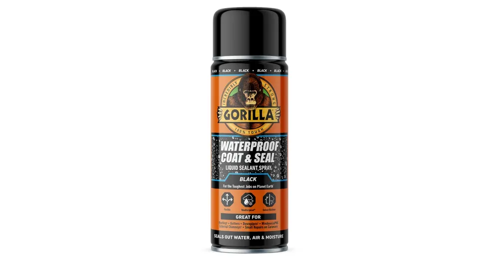 Gorilla Coat & Seal Vízálló Bevonat és Tömítő SPRAY Fekete 450ml Bestseller
