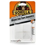 Gorilla Mounting Clear Tape Squares Kristálytiszta Kétoldalas Ragasztószalag 2,5cm-es négyzetek 24db/csomag Outlet