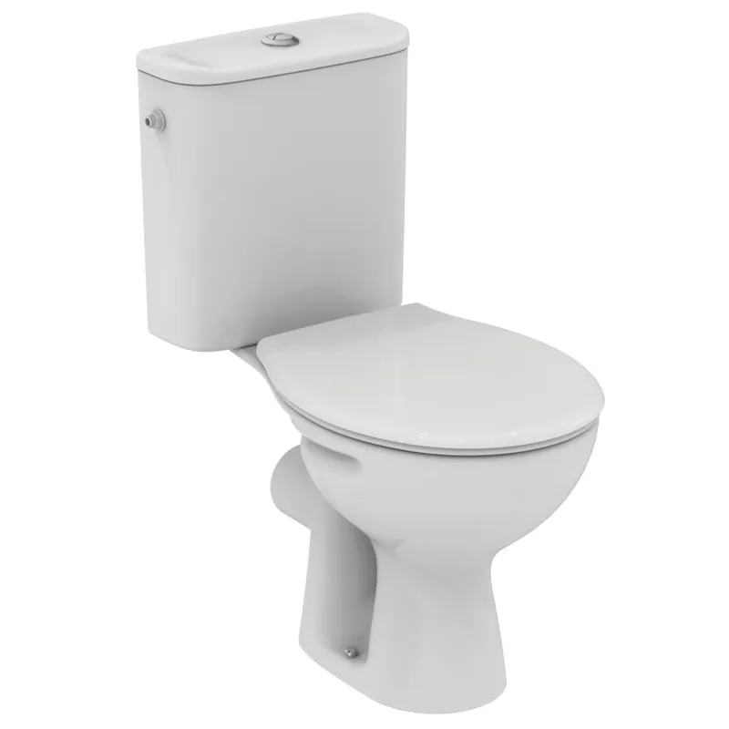 Expressz kézbesítés Vidima, monoblokkos WC ülőkével és tartállyal, mélyöblítésű, hátsó kifolyású fehér, W835101