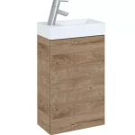 Outlet Elita Young Basic kézmosó szekrény szett, 40 cm, 1 ajtós, canela oak