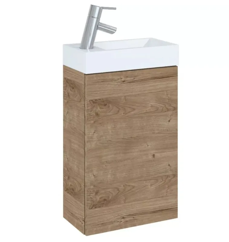 Outlet Elita Young Basic kézmosó szekrény szett, 40 cm, 1 ajtós, canela oak