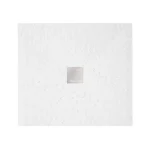 Zenon, Smart SL Nieve 90x90 cm fehér műmárvány zuhanytálca szifonnal és inox lefolyófedővel 8445583195231/8445583197815 Csak ma