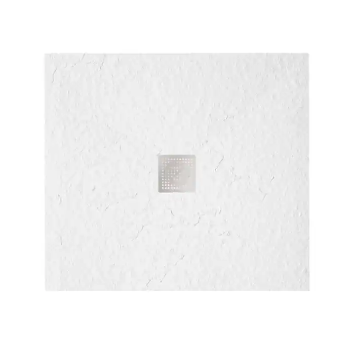 Zenon, Smart SL Nieve 90x90 cm fehér műmárvány zuhanytálca szifonnal és inox lefolyófedővel 8445583195231/8445583197815 Csak ma