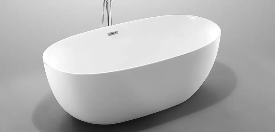 Outlet Wellis, Oval 150 térben álló kád, 150x75x58 cm I.o.
