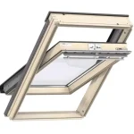 Végkiárusítás Velux, Tetőablak, GGL MK08 3068, lakkozott fa, 3-rétegű üveg, 78x140 cm