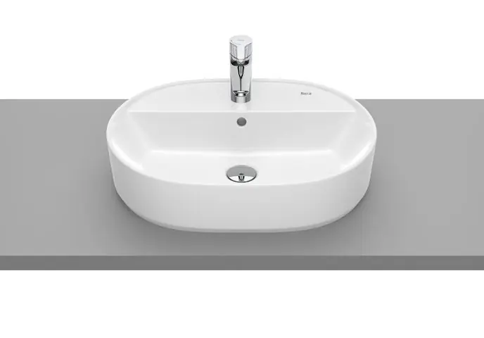 Mosdó, Roca, The Gap, pultra ültethető, csaplyukkal, 55 cm Akció