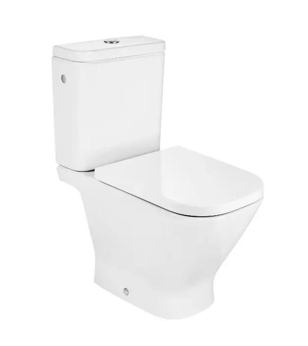 Ajánlat WC, Roca, The Gap A342479000, álló, monoblokkos, rimless - perem nélküli, mélyöblítésű