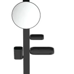 Ideal Standard, Alu + Beauty Bar S nagyító tükör és polcrendszer, fekete, BD589XG Csak ma