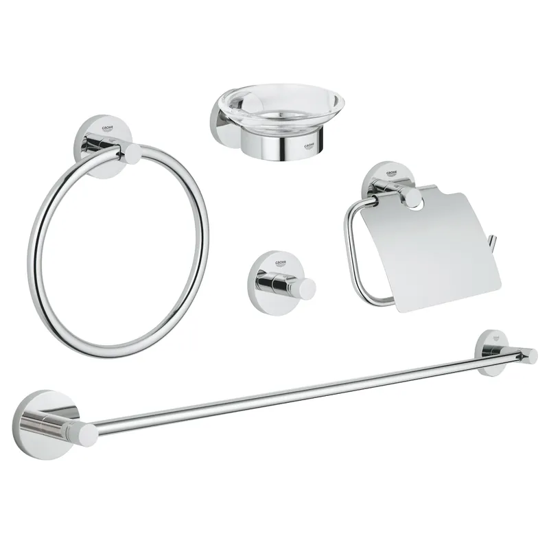 Grohe, Essentials fürdőszobai kiegészítőkészlet 5 az 1-ben, 40344001 Különleges ajánlat