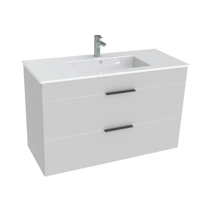 Kedvezményes ár Fürdőszobabútor, Jika Cube 100cm szett, alsószekrény mosdóval H4536521763001 I.o.