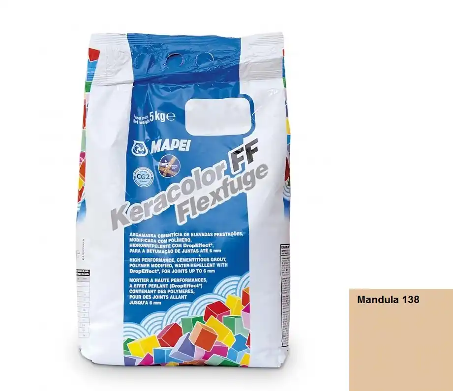 Fugázó, Mapei, Keracolor FF Flex Nr.138 Mandula, 5 kg Különleges ajánlat