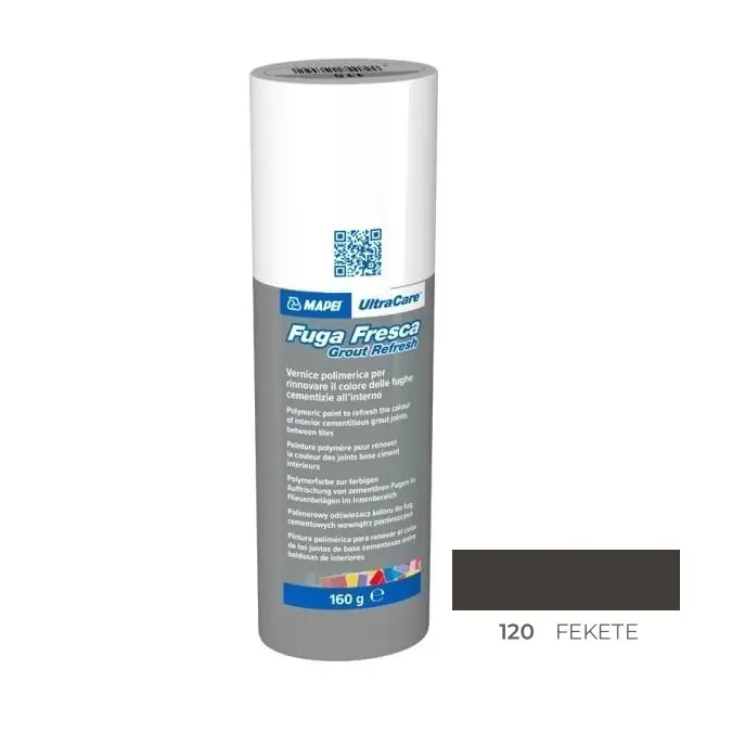 Fuga felújító, Mapei, UltraCare Fuga Fresca Nr.120 fekete 160 gr Szuper ajánlat