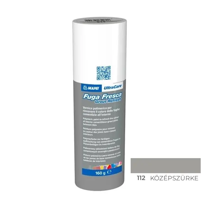 Fuga felújító, Mapei, UltraCare Fuga Fresca Nr.112 Középszürke 160 gr Biztonságos vásárlás