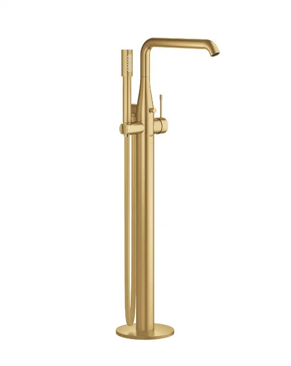Legnépszerűbb Grohe Essence szabadonálló kádtöltő, térben álló kádhoz, brushed cool sunrise, 23491GN1