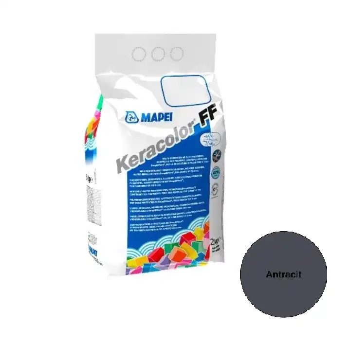 Fugázó, Mapei, Keracolor FF Flex Nr.114 Antracit, 2 kg (6 mm-ig) Szezonális akció