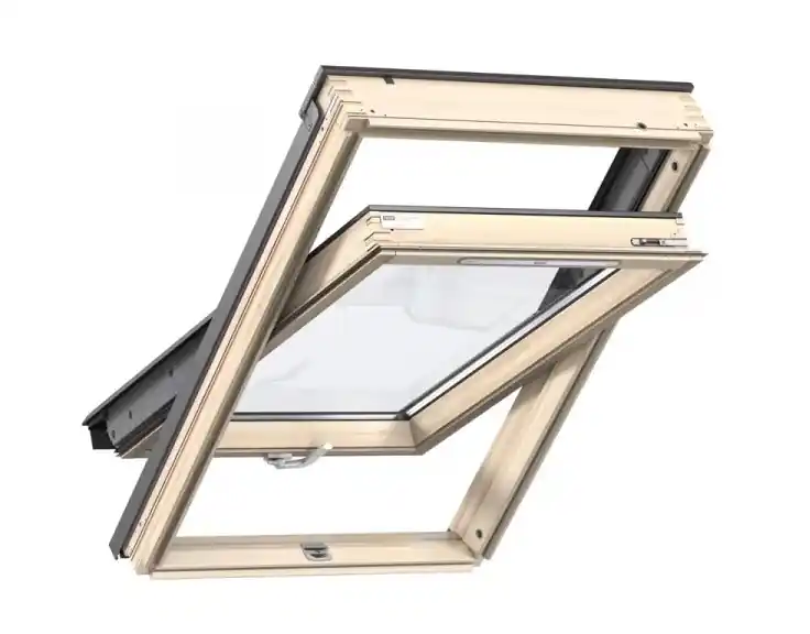 Velux, Tetőtéri ablak, GLL MK04 1061B, 3-rétegű üvegezés, lakkozott fa, 78x98 cm Biztonságos fizetés